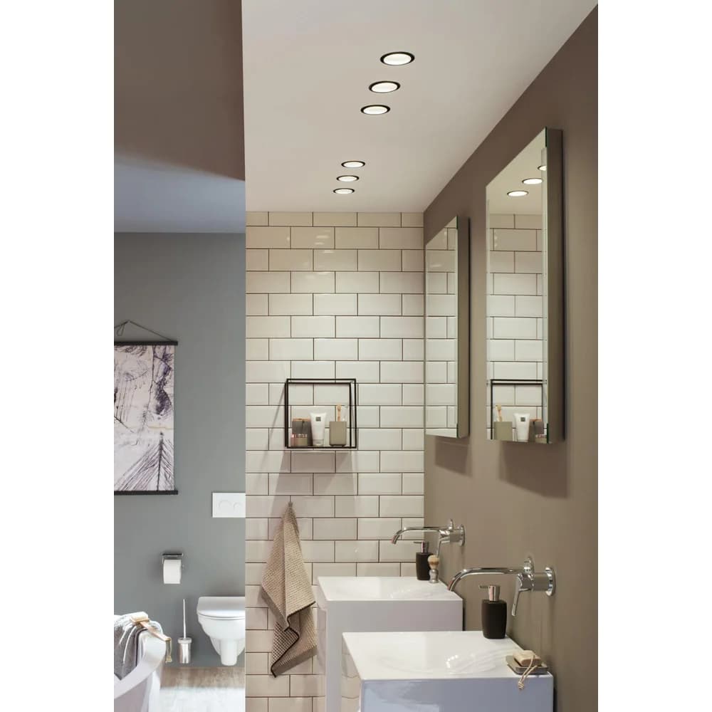 LED-Spot Cole Schwarz/Silberfarben max. 6 W
