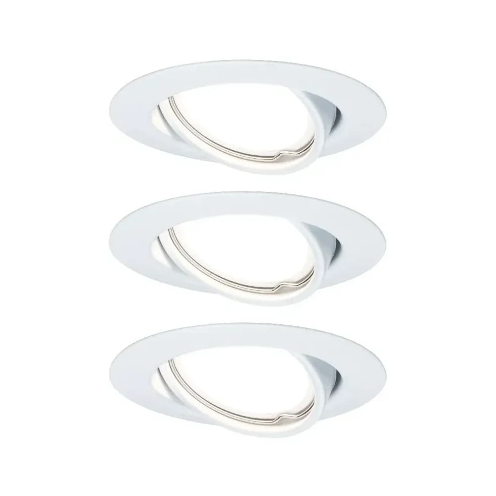LED-Spot-Set EBL Base Set in Weiß max. 5 Watt 3-teilig