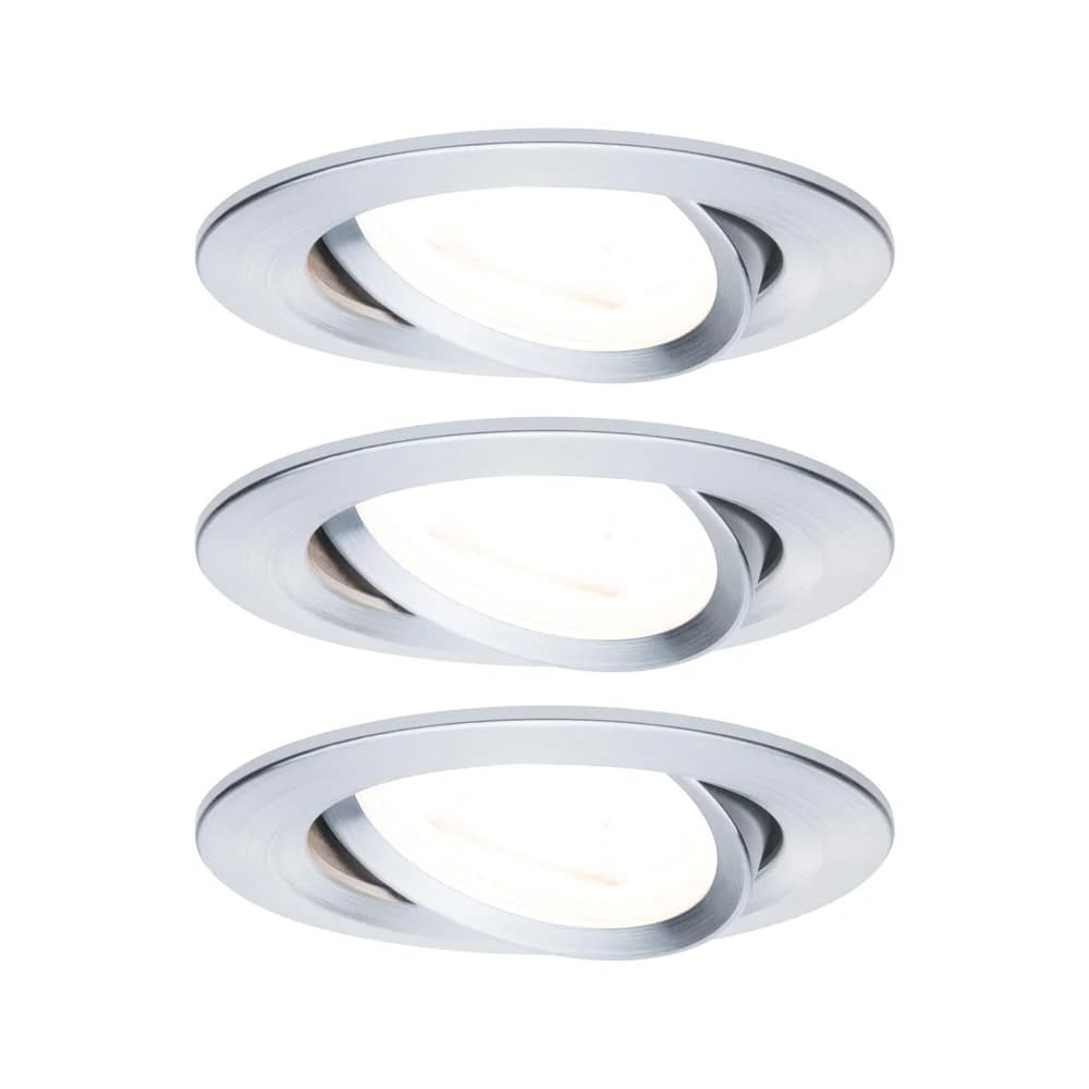 PAULMANN EBL Nova rd schw 3stepdim 3x6,5W Ws Al g