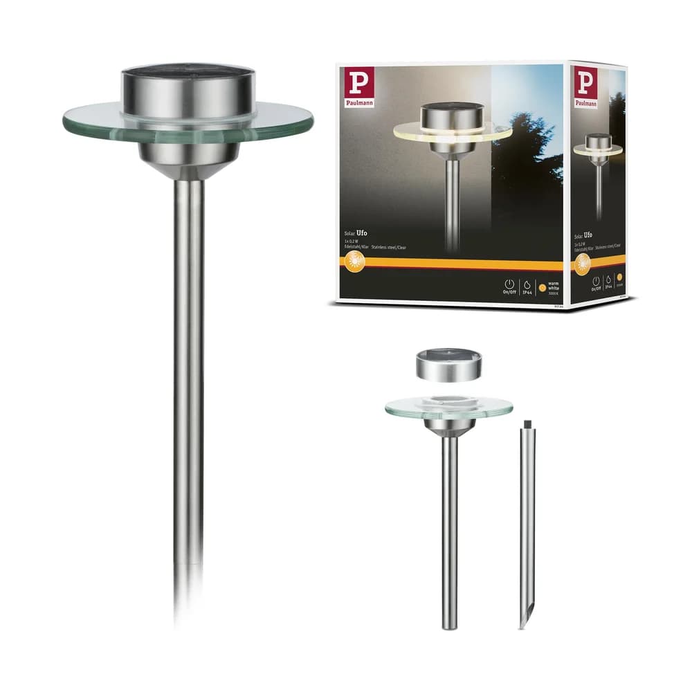 Paulmann, Gartenbeleuchtung, Solarspiess Ufo (IP44)