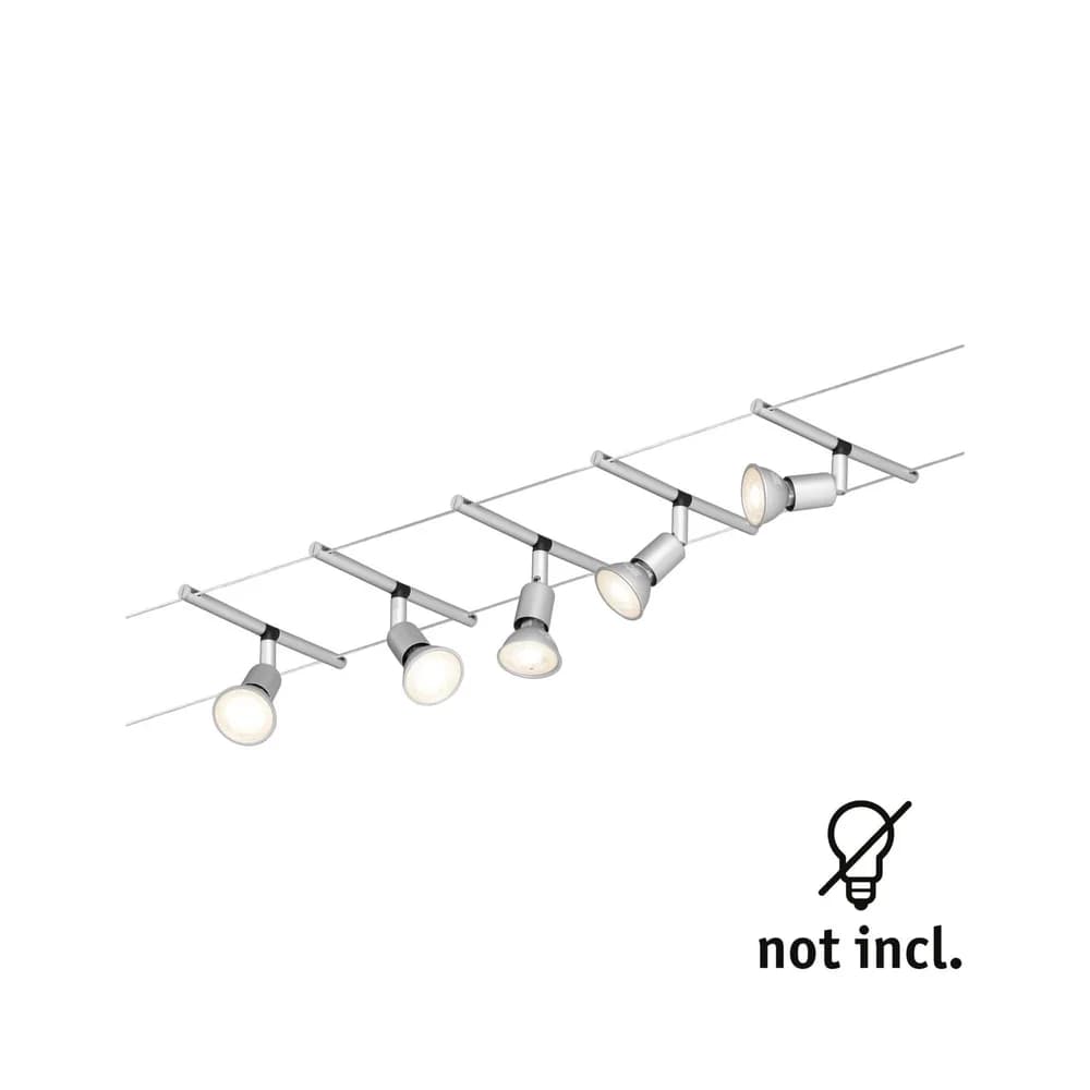 Paulmann Seilsystem Spice SaltLED Basisset - Silber
