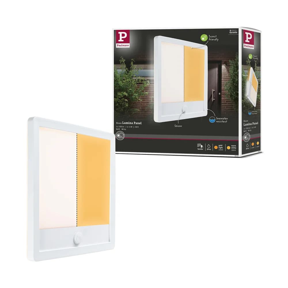 Paulmann, Gartenbeleuchtung, Seawater Panel Lamina (920 lm, IP44)