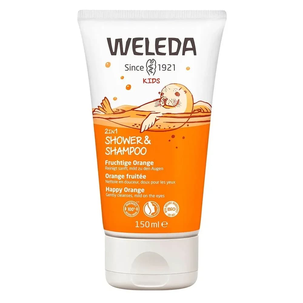 WELEDA Duschgel Kids, Orange, 150 ml