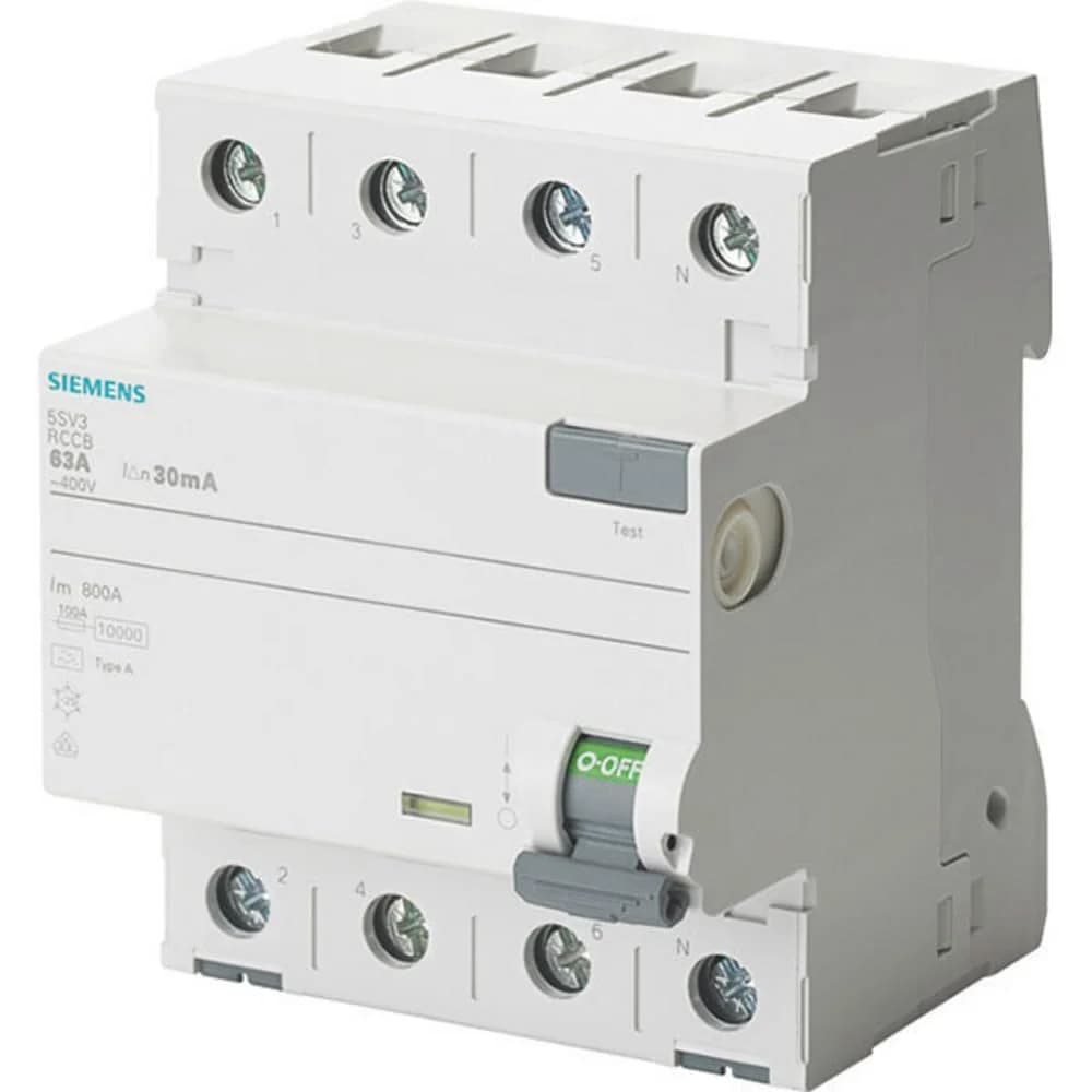 Siemens, Schutzschalter, FI Schutzschalter