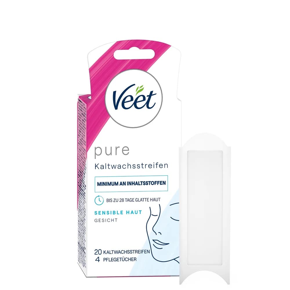 Veet Kaltwachsstreifen Gesicht