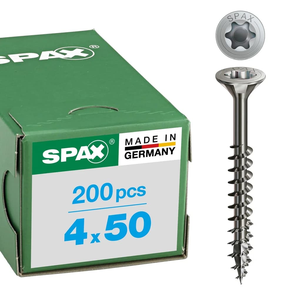 SPAX® Universalschrauben A2 T20 4x50 200 St.