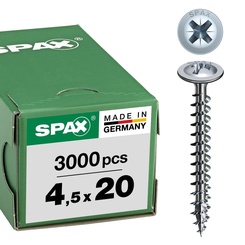 SPAX® Universalschrauben Z2 4,5x20 3000 St.