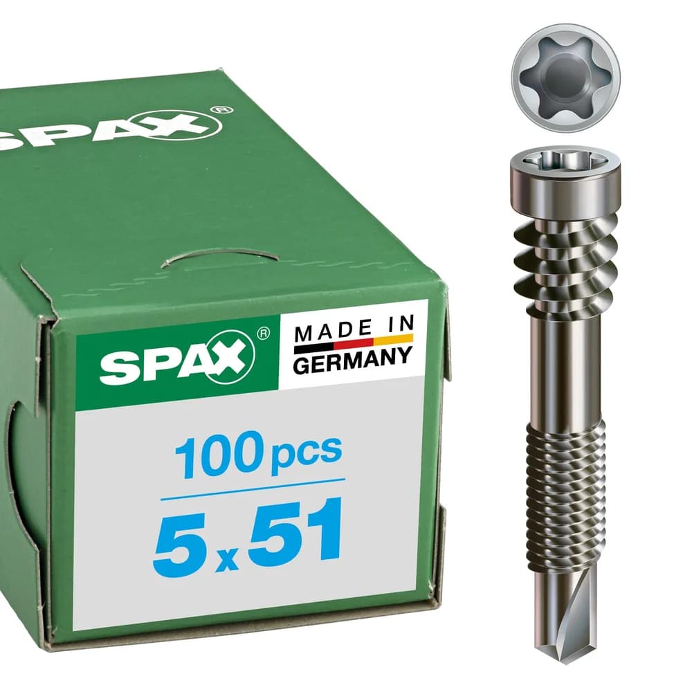 SPAX Terrassenschraube Terrassenschraube A2 Edelstahl