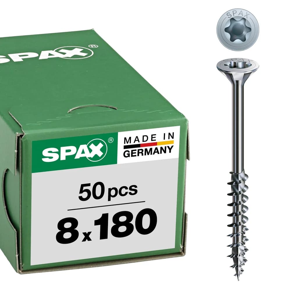 SPAX® Holzbauschrauben T40 8x180 50 St.