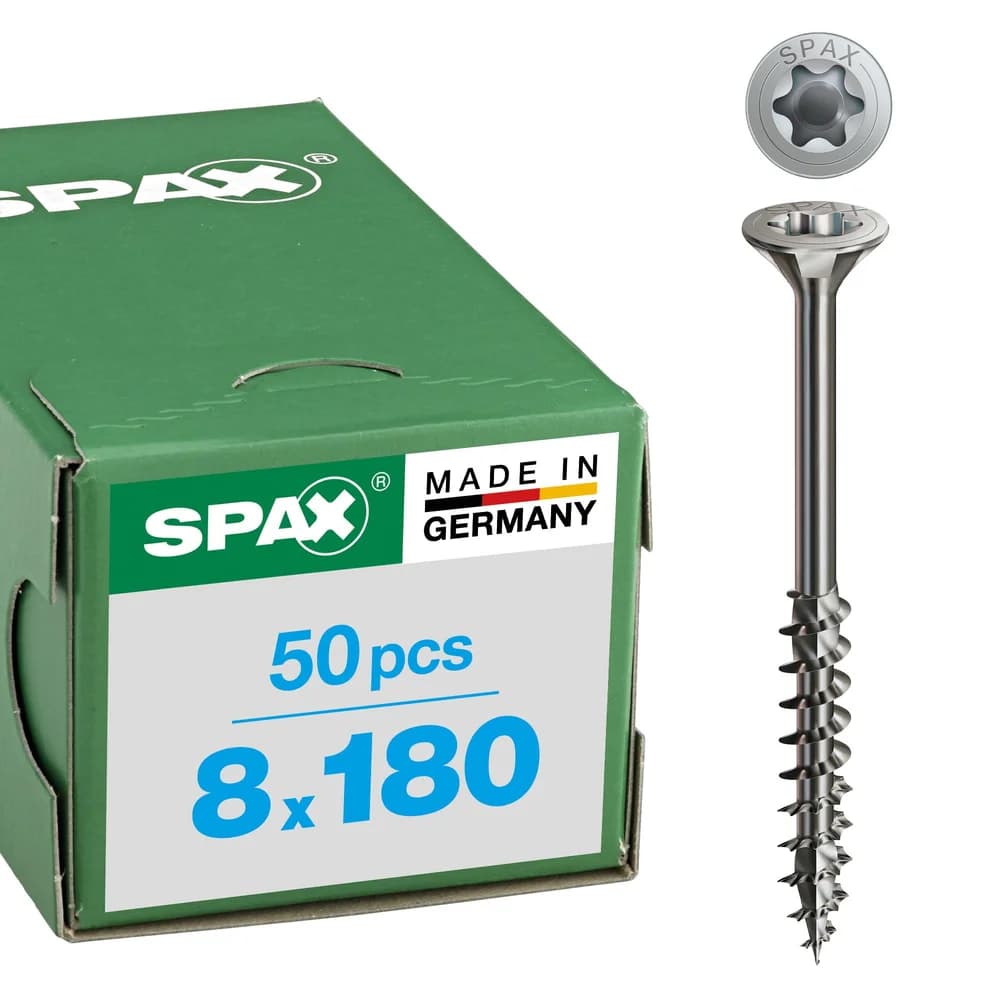 SPAX A2 SEKO T-STAR+ T40 TG 4CUT 8 x 180
