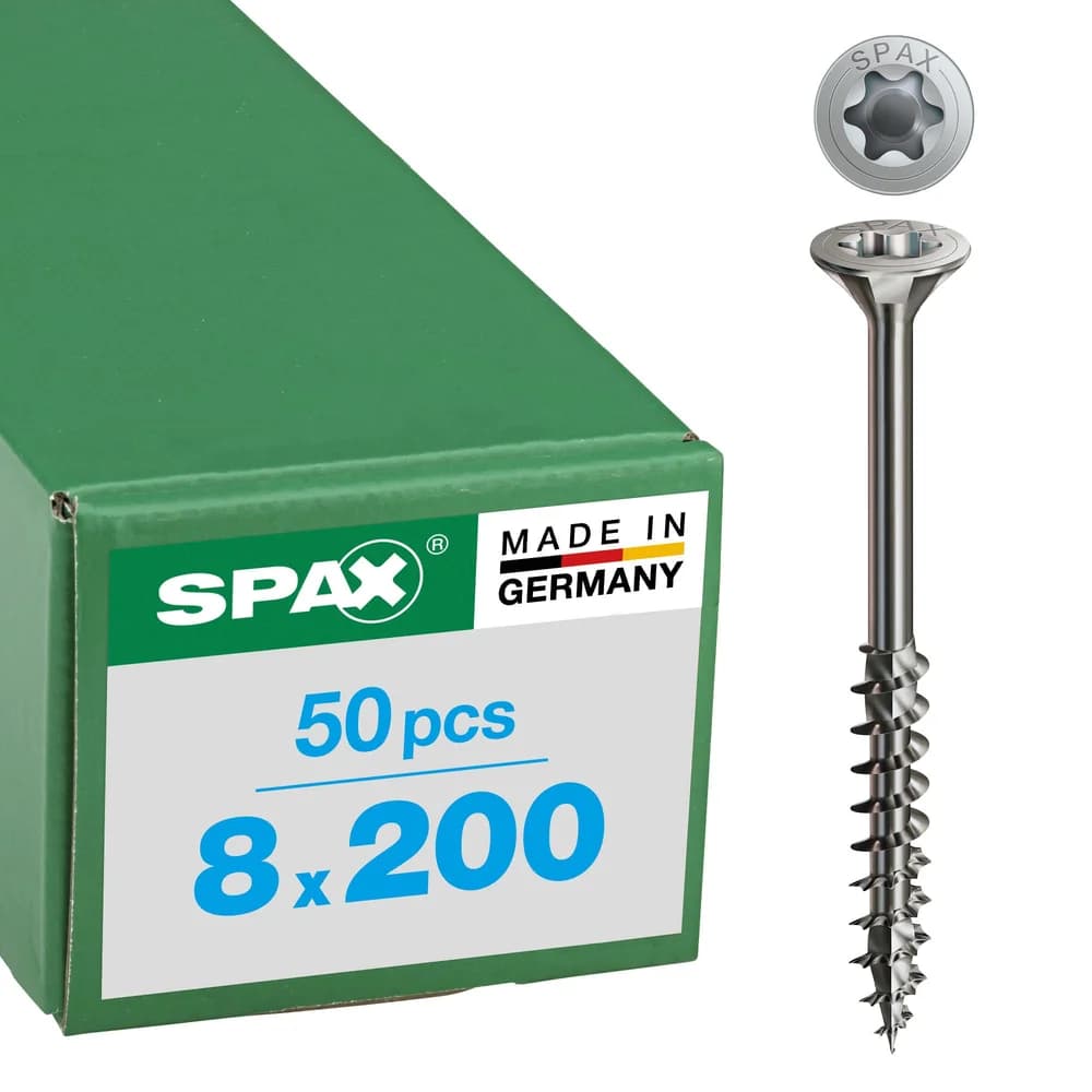 SPAX A2 SEKO T-STAR+ T40 TG 4CUT 8 x 200