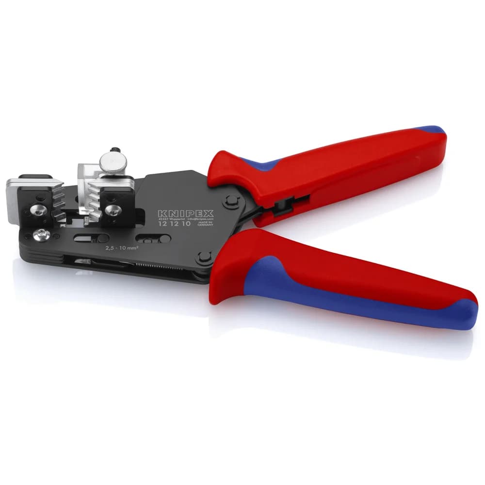 Knipex 12 12 10 Abisolierzange Blau, Rot