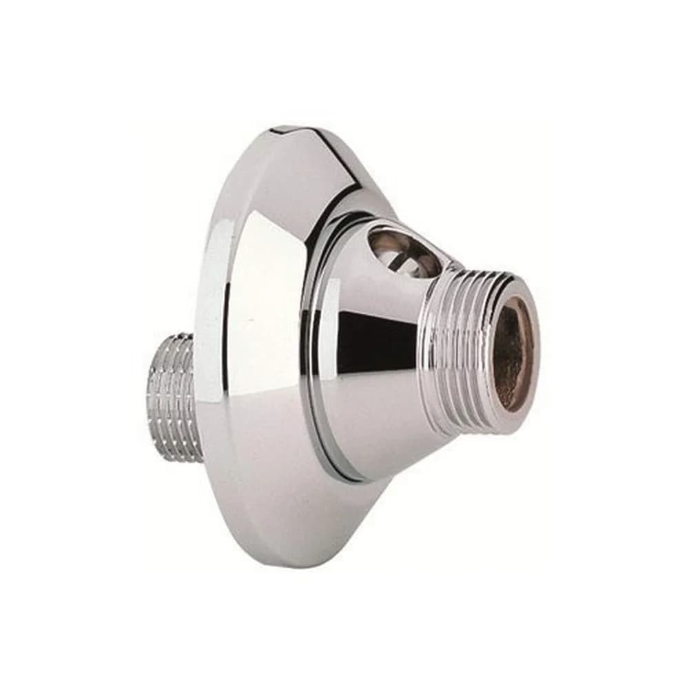 S-Anschluss 12400 Verstellb. 10mm 1/2"x3/4" absperrbar chrom