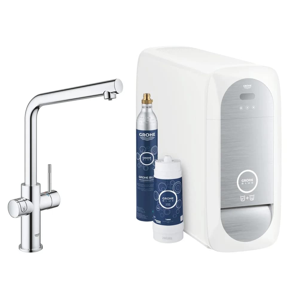 Blue Home, L-Auslauf Starter Kit, chrom
