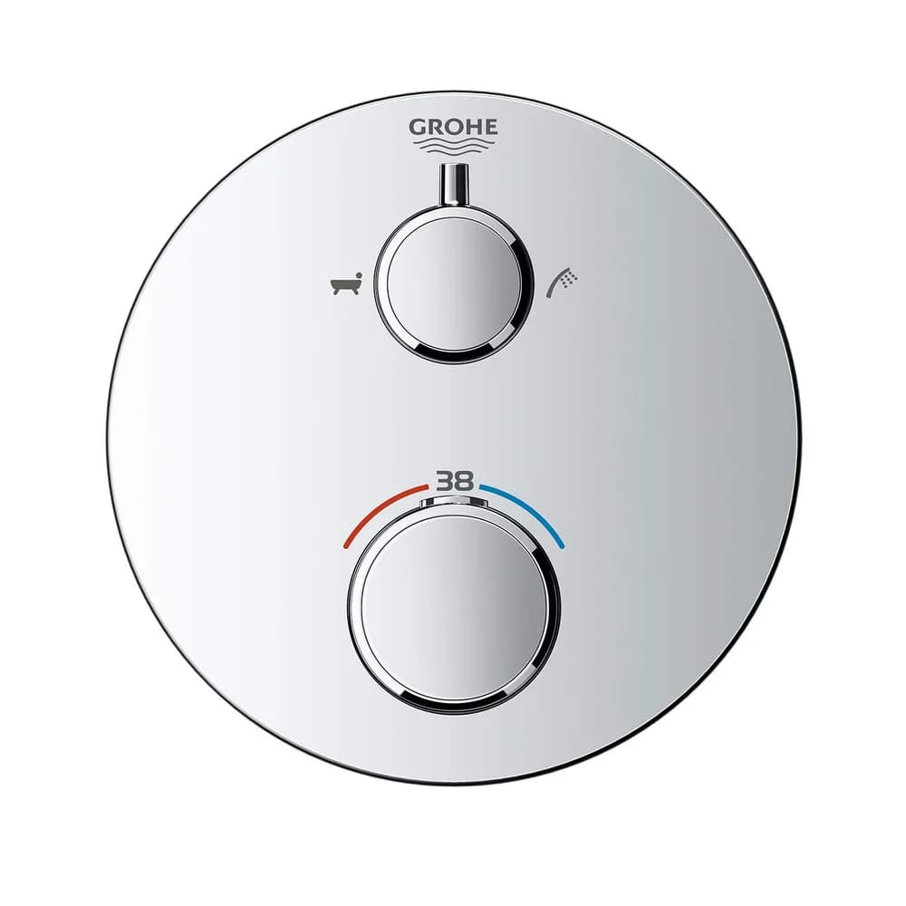 GROHE Grohtherm Dusch- und Badewannenarmaturen Chrom 24077000