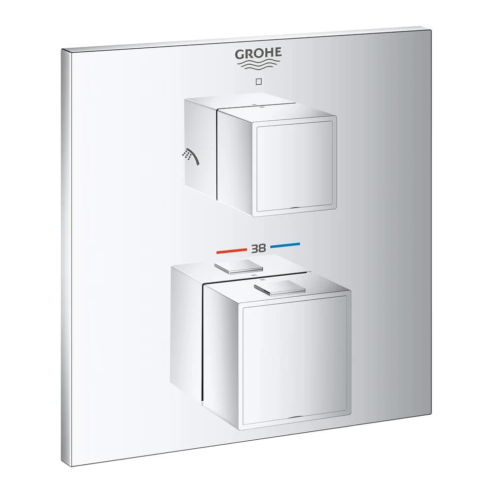 GROHE Grohtherm Cube, Chrom, 1 Stück(e) - Silber