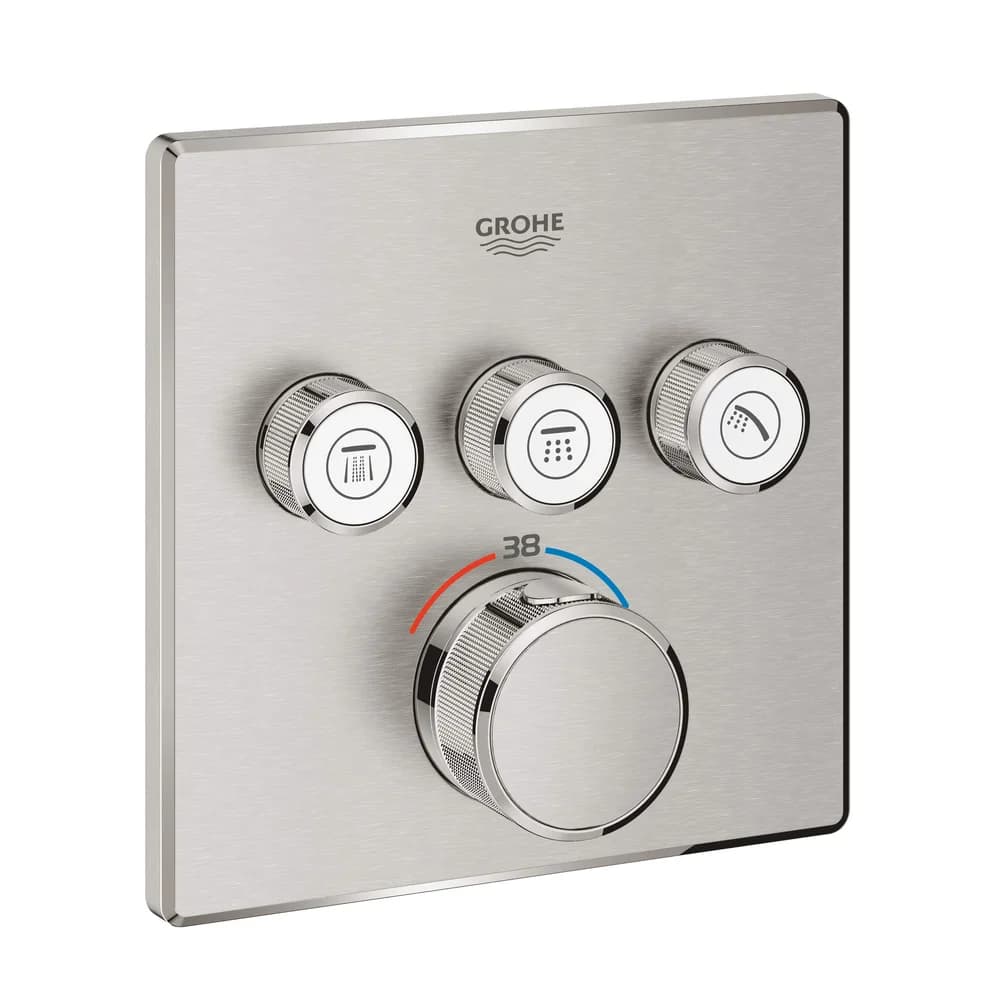 GROHE Grohtherm SmartControl, Stahl, 1 Stück(e) - Silber