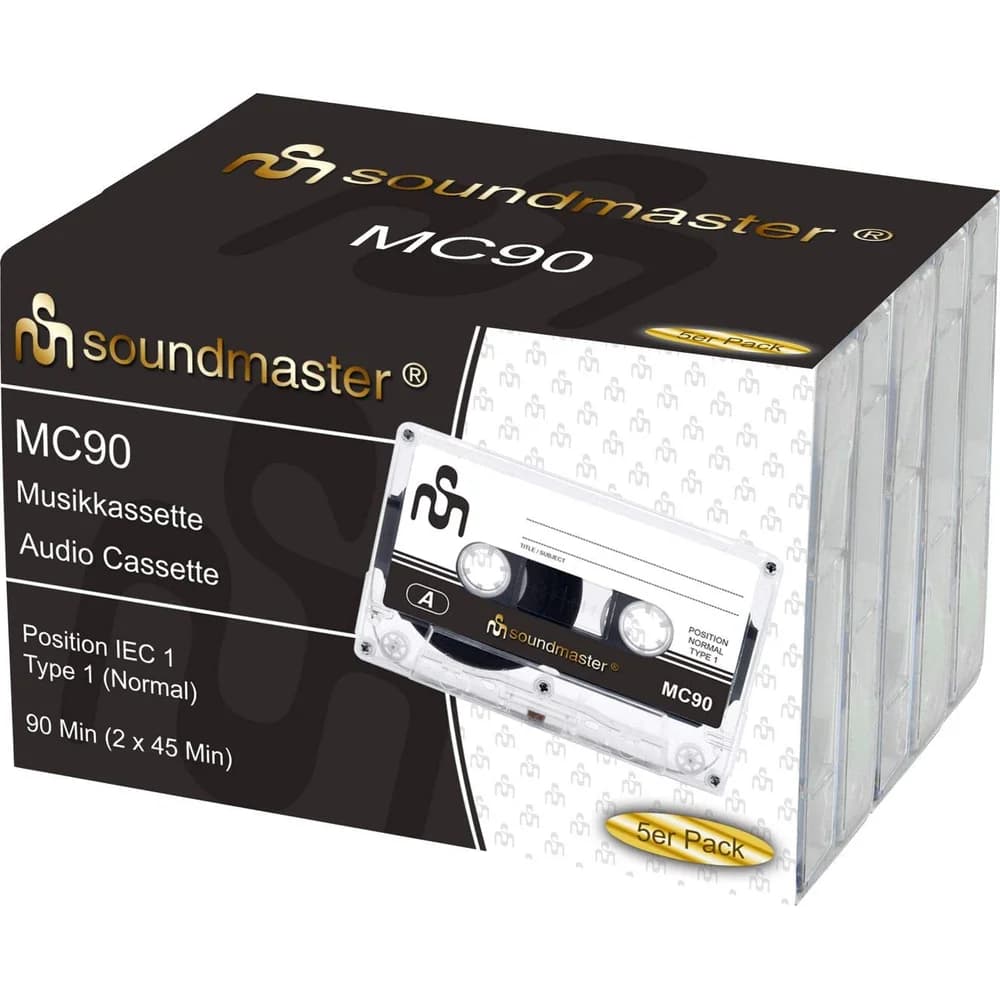 soundmaster Audio-Kassette MC90