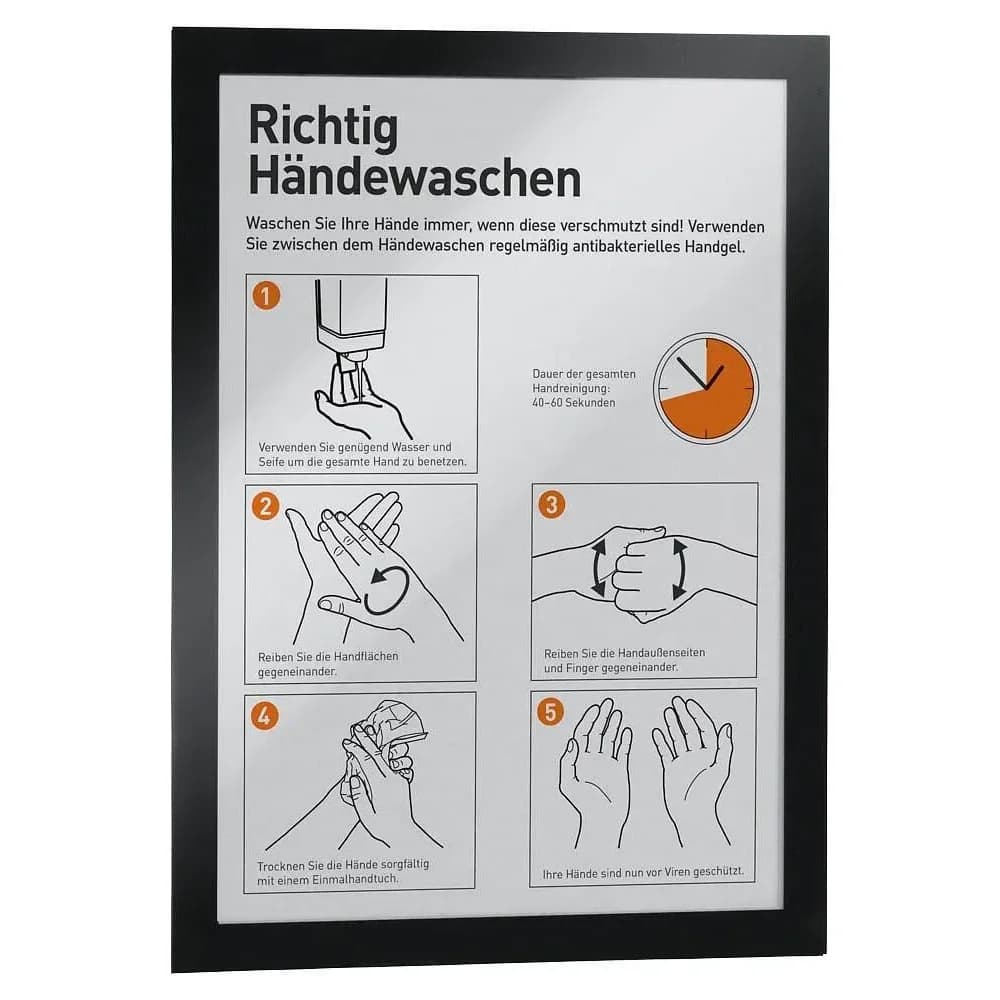 Durable 4872-01 Magnetrahmen A4 Schwarz