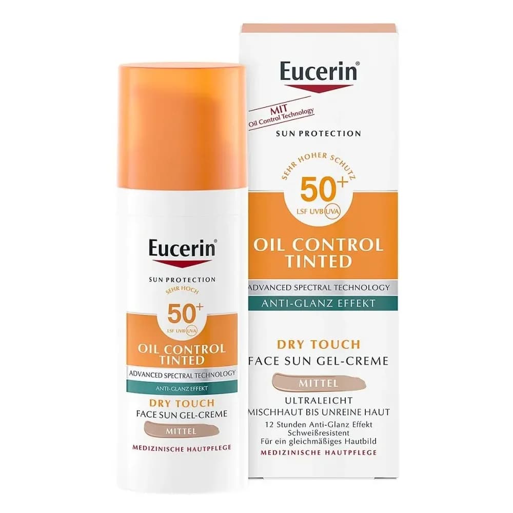 Eucerin Sun Oil Control tinted Creme LSF 50 ml