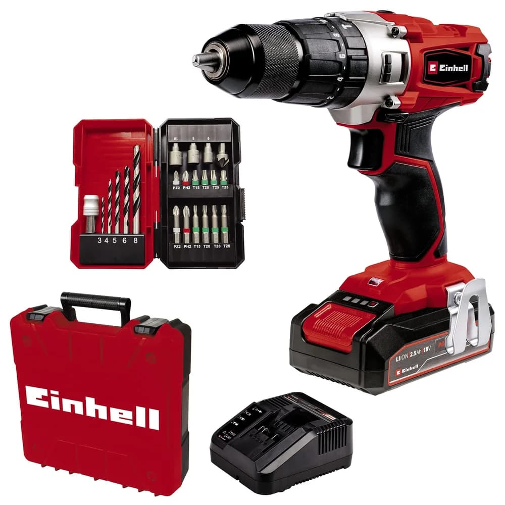 Einhell TE-CD 18/2 Li 2,5 Ah Akku-Bohrschrauber