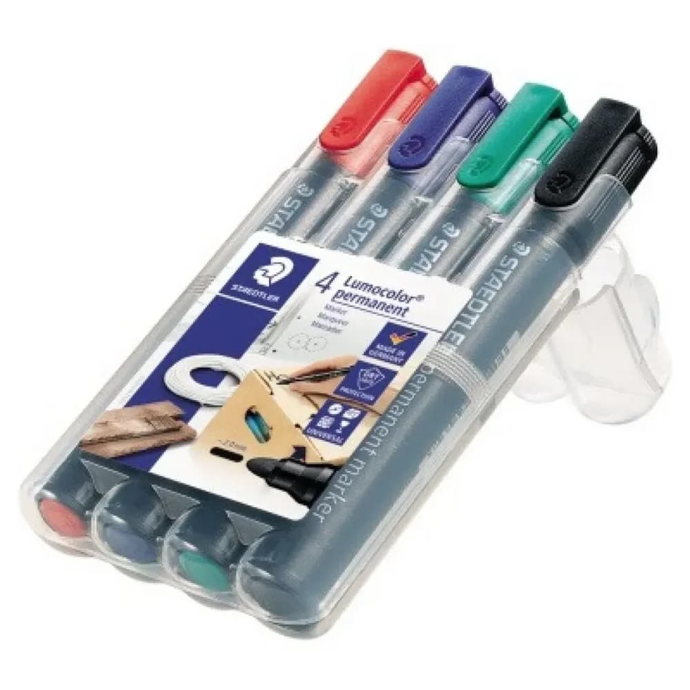 Marker Lumocolor perm 4St Box