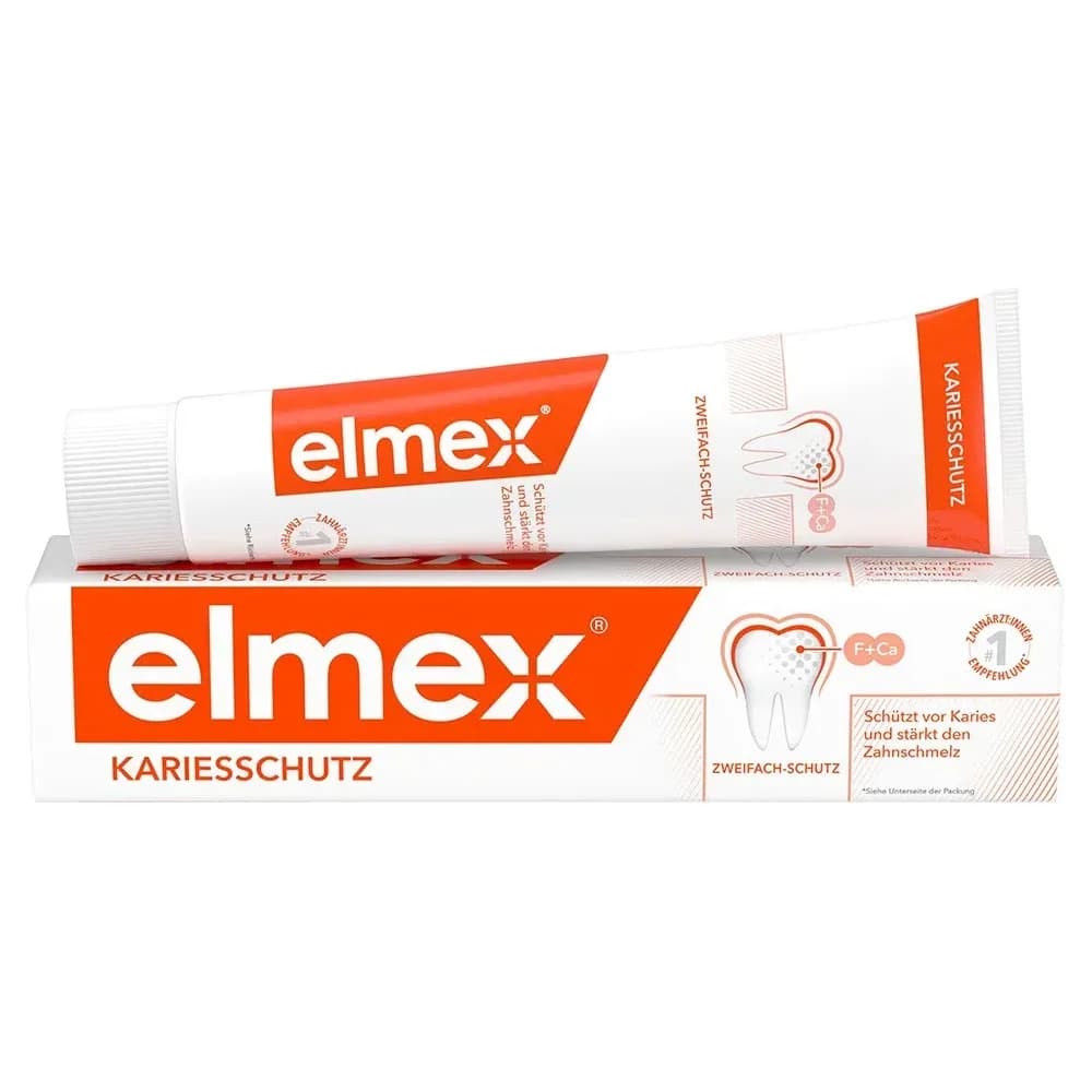 Elmex Zahnpasta M Faltsch