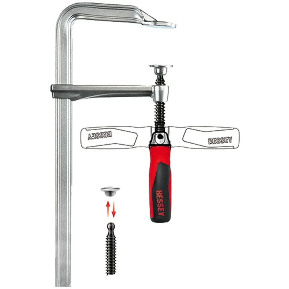 BESSEY Ganzstahl-Schraubzwinge GZ50-12KG