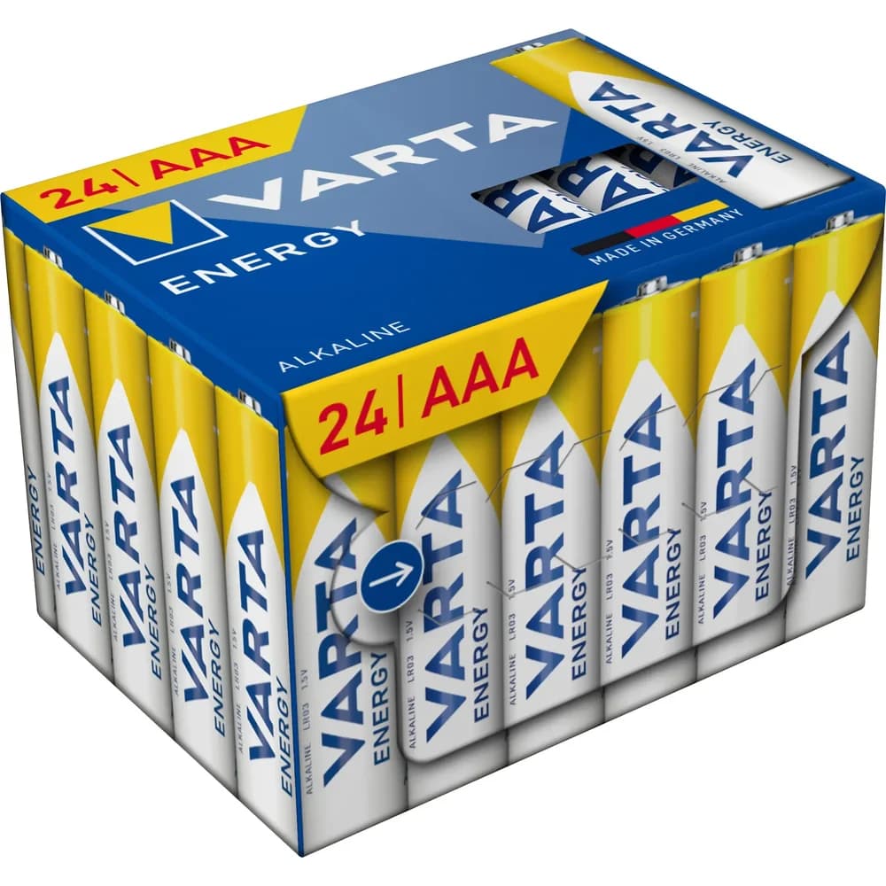 1x24 Varta Energy AAA Cube