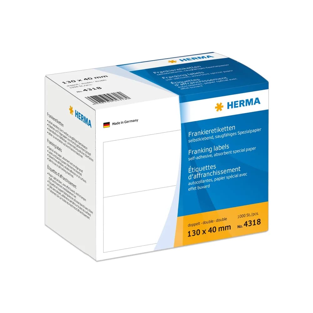 Herma, Etiketten, Frankieretiketten