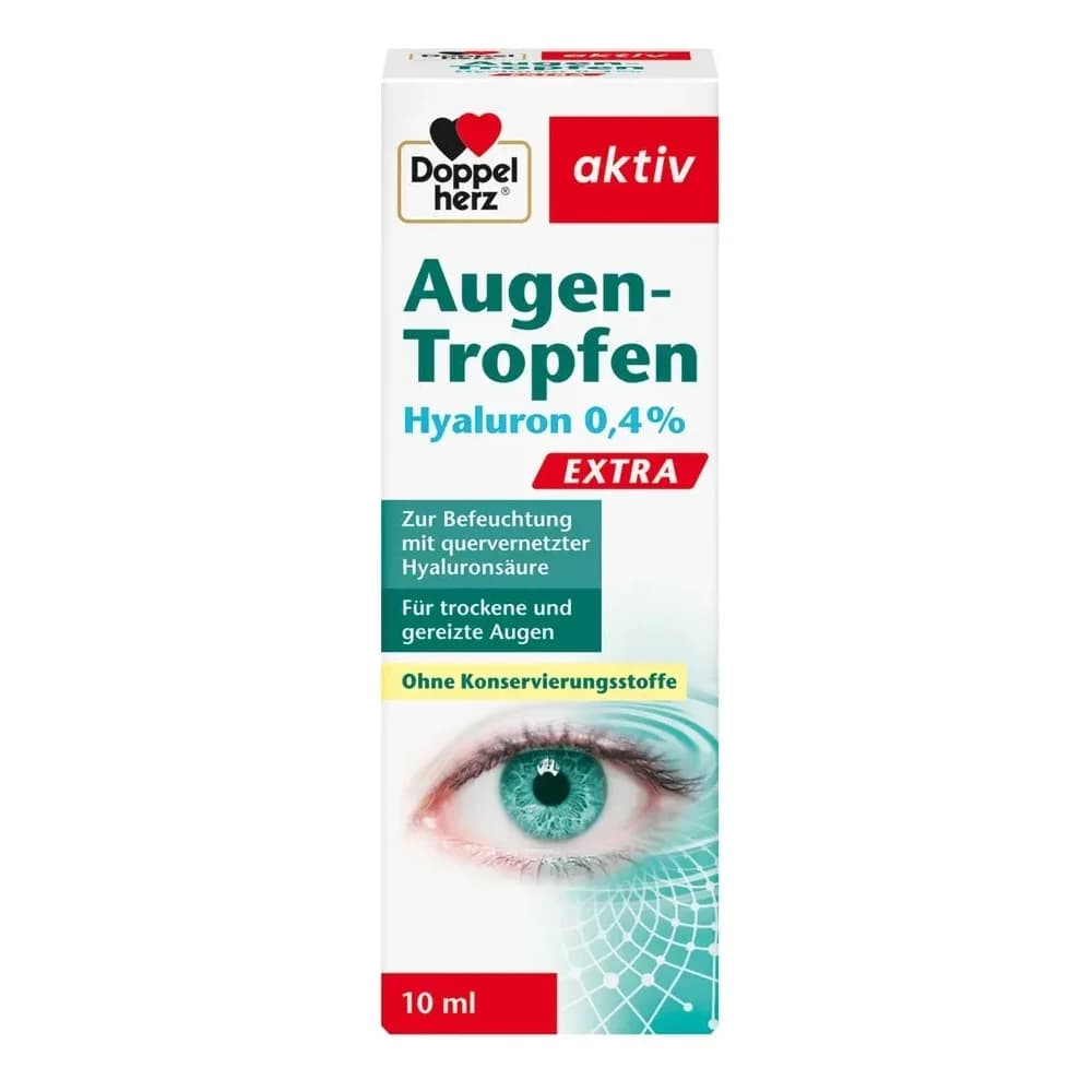 Doppelherz Augentropfen Hyaluron 0,4% Extra