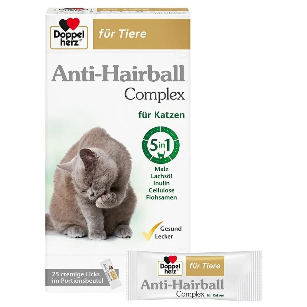 Doppelherz Für Tiere Anti-Hairball Complex Katzen