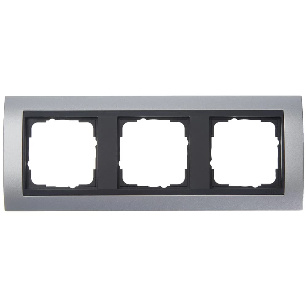 Gira Abdeckrahmen 3f. alu 021306