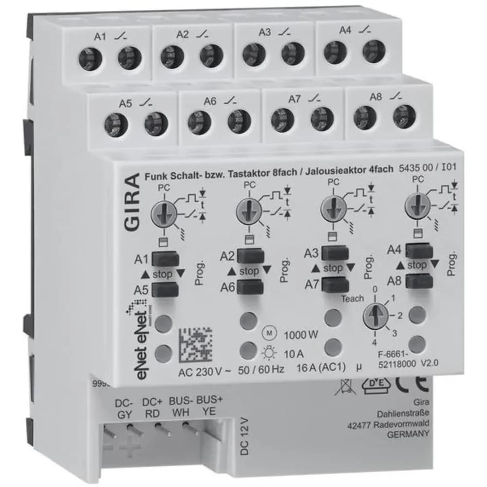 Gira Funk Schalt-/Jalousieaktor 543500