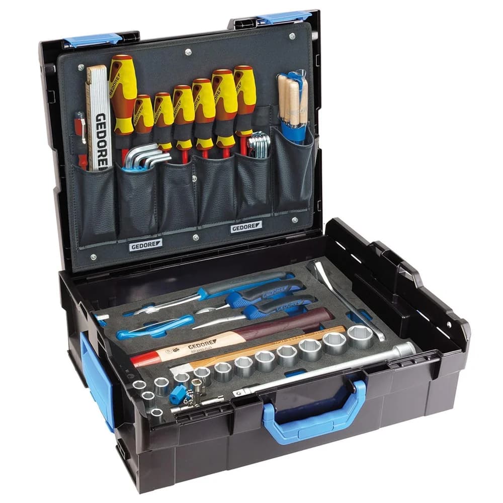 GEDORE L-BOXX 136 Handwerker-Werkzeugbox, 58-teilig