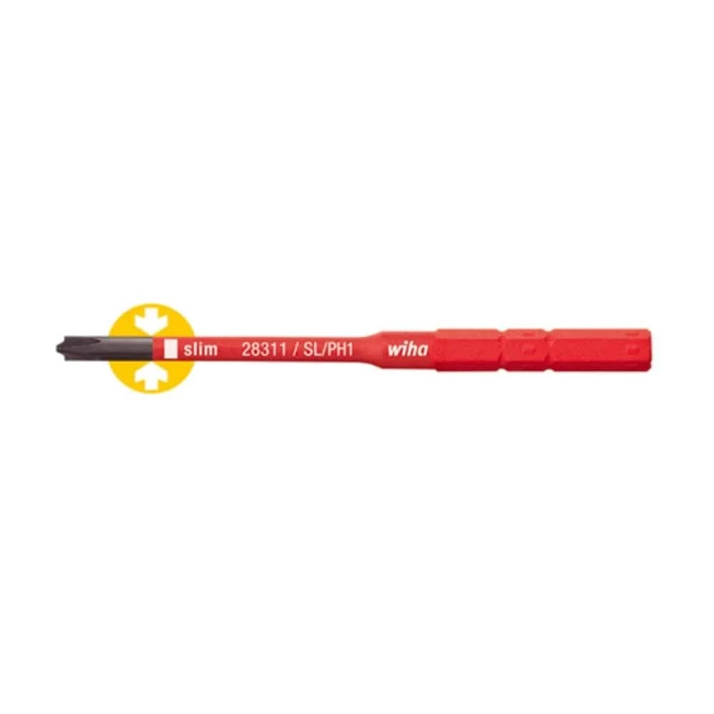 WIHA Bit SL/PH2 SoftFinish electric slimBit