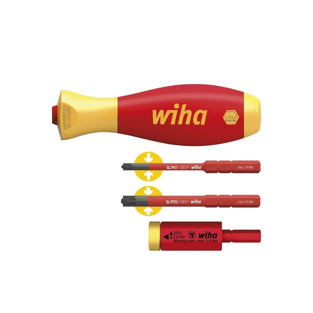 Wiha Drehmoment-Adapter-Set 29701280S4 2,8Nm