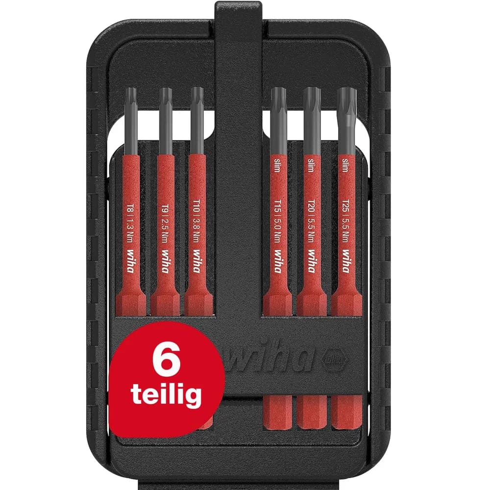 VDE-slimBit-Set Wiha® TORX® 6-teilig