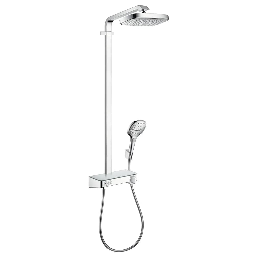 Showerpipe Raindance Select E 300 2jet, mit Ablage, chrom