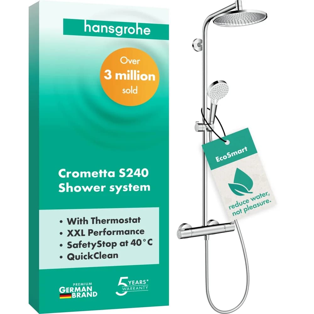 crometta s 240 ecosmart showerpipe