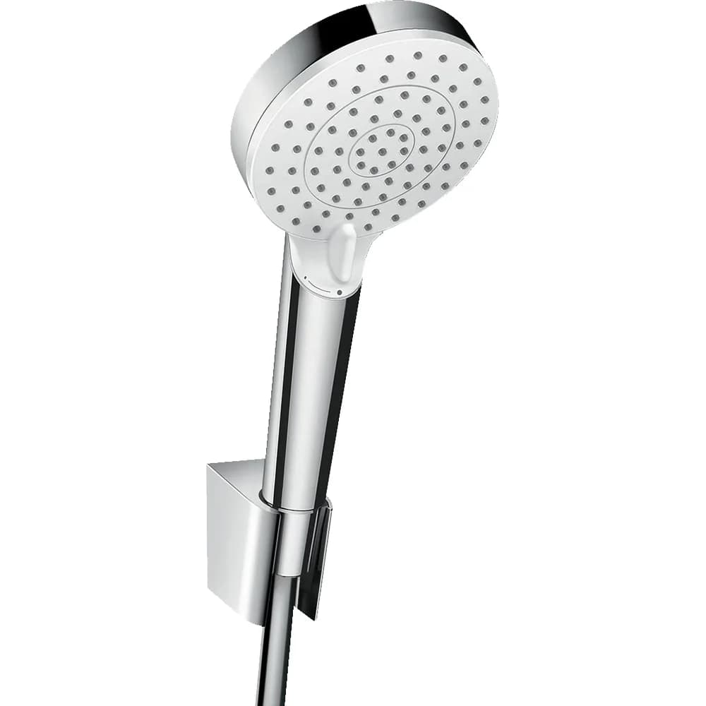 Hansgrohe Crometta Duschkopf mit Schlauch Weiß/Chrom 26693400