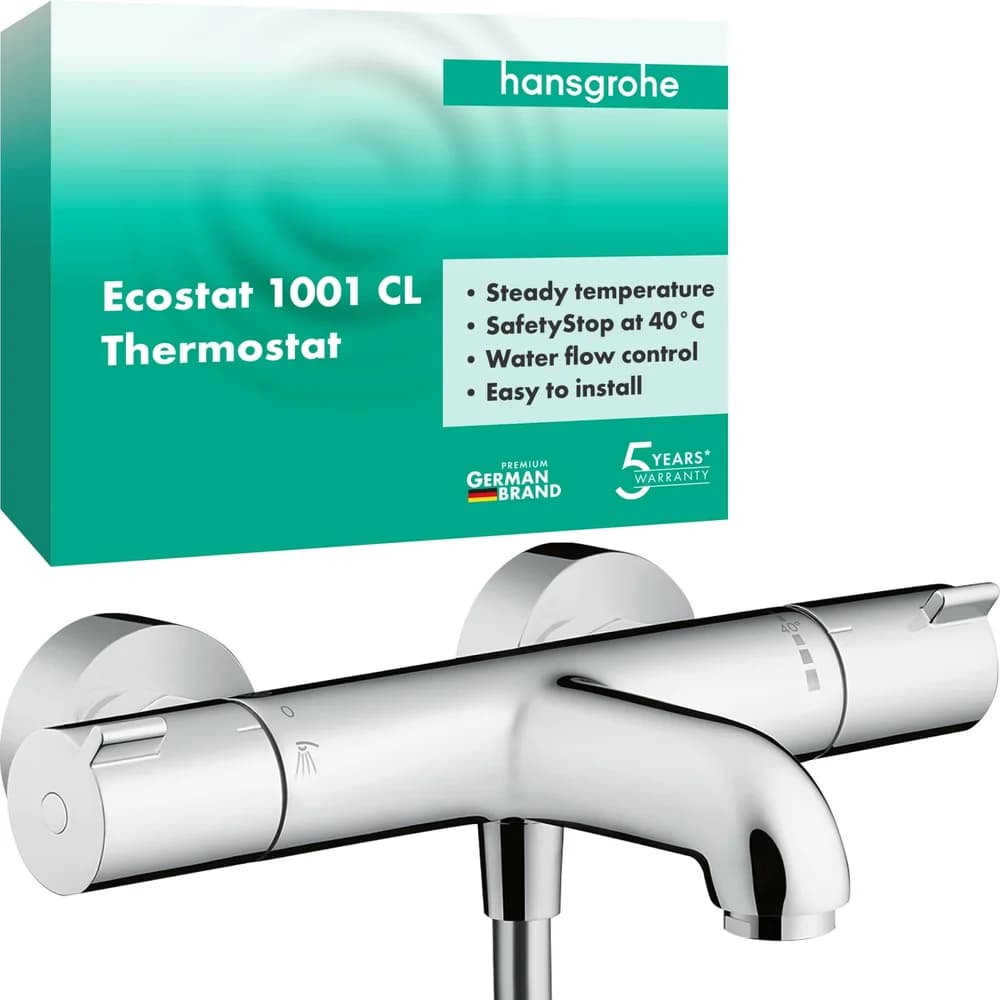 Hansgrohe Ecostat, Waschbecken, Chrom - Silber