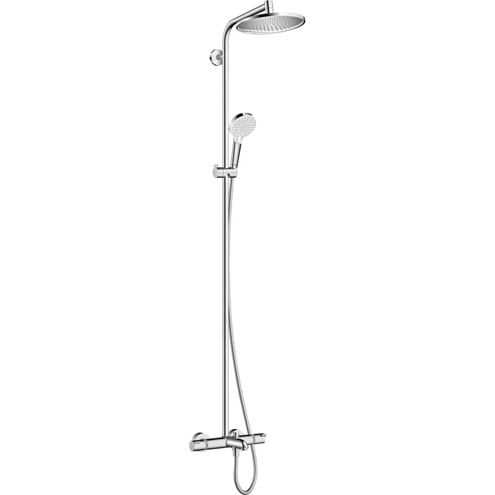 hansgrohe Showerpipe Crometta S 240 mit Wannenthermostat, 1jet, chrom