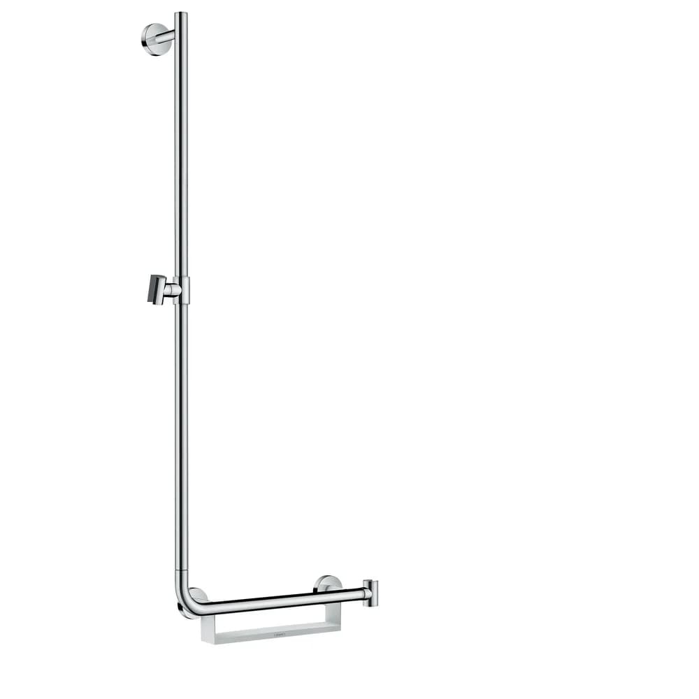 hansgrohe Brausestange Unica Comfort 1100mm, weiß/chrom, links