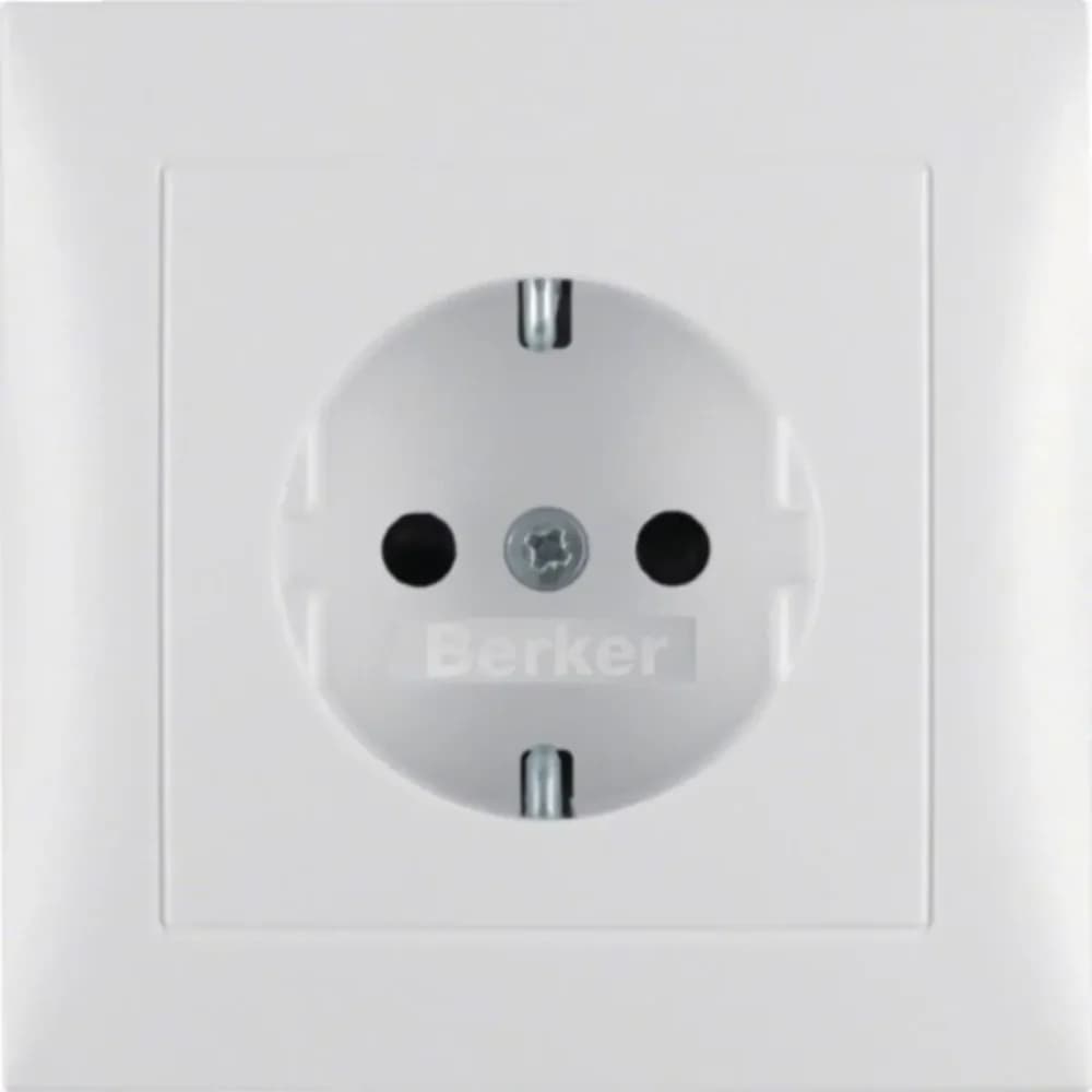 Berker Schuko-Steckdose pws/matt 47229909
