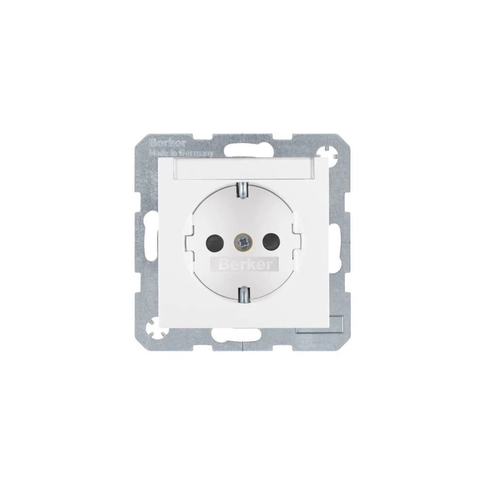 Berker SCHUKO-Steckdose pws/gl 47498989