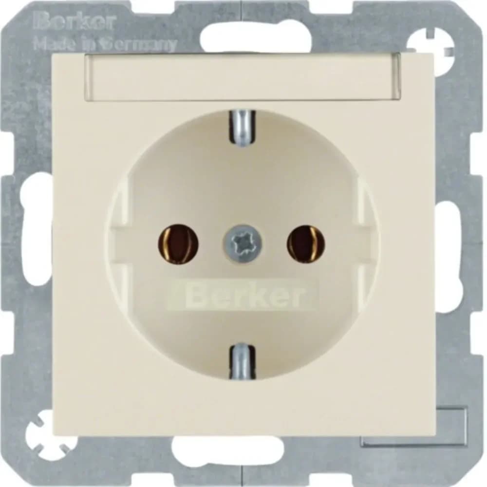 Berker SCHUKO-Steckdose ws/gl 47508982