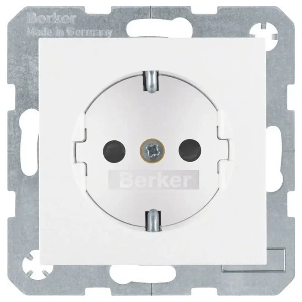 Berker SCHUKO-Steckdose pws/gl 41238989