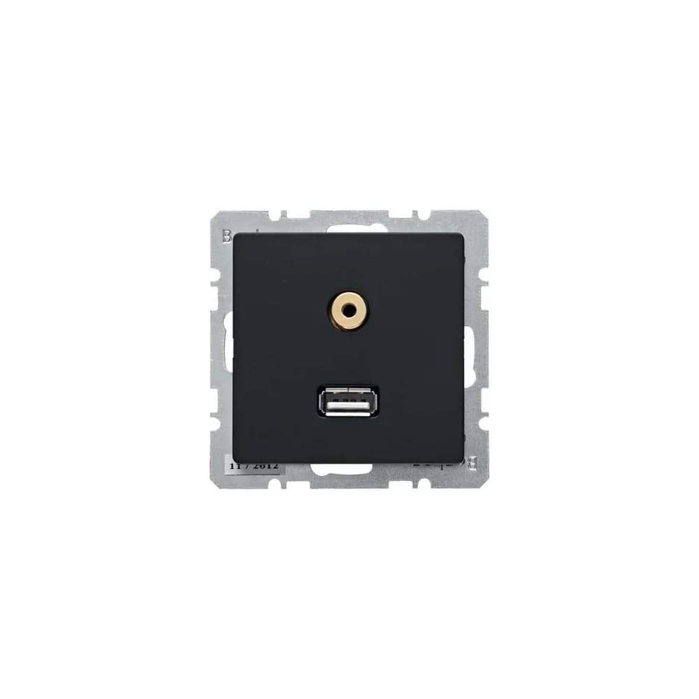 Berker USB/3,5mm Audio Steckdose 3315396086