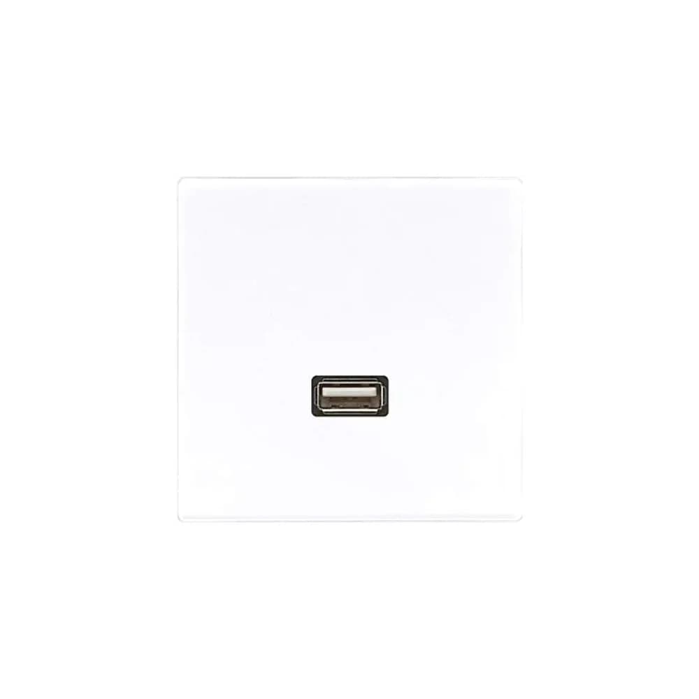 Jung Multimedia-Einsatz USB (alpinweiß)